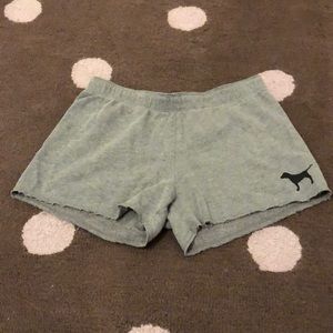 VS pink sweat shorts